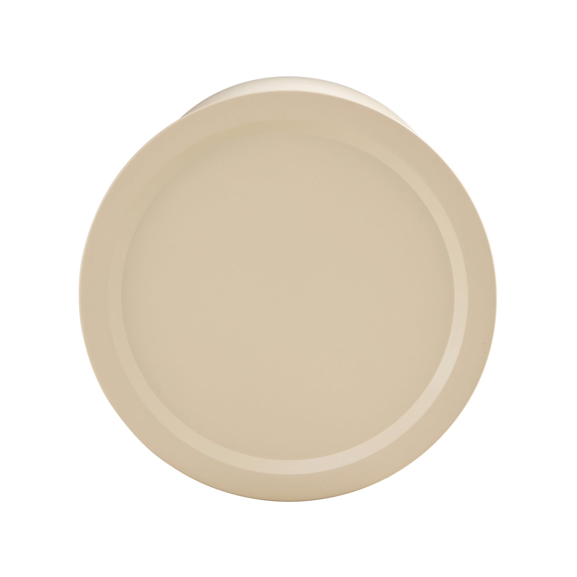 Milk White Coffee Round Tables With Storge Movable Table Top Multifunctional End Side Table Milk White Primary Living Space Casual,Cute,Modern Freestanding Round Coffee & End Tables Round Metal