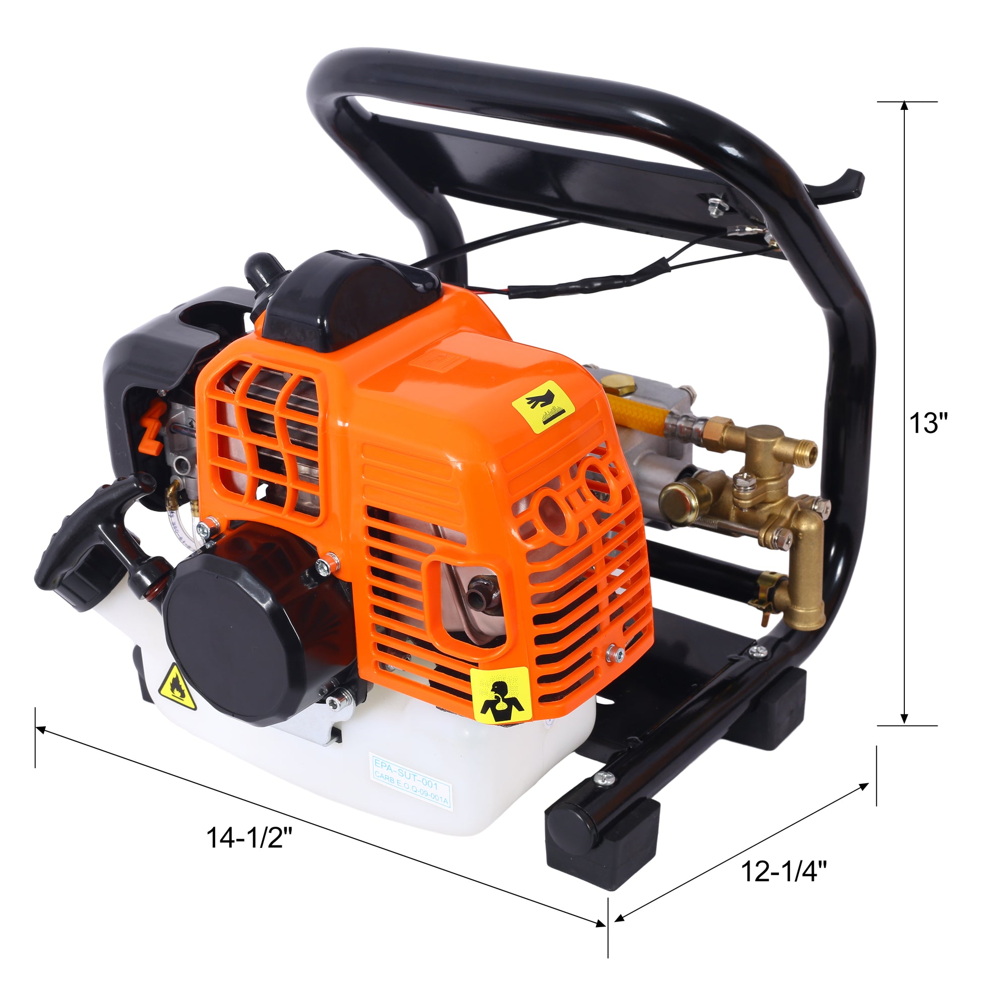 garden spraying equipment 33Cc Portable Garden Spraying Machine, 2 Stroke 1.5Hp Gas Powered Agri