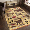 Nature'S Nest Gc Cbl3002 Multi 7 Ft. 10 In. X 10 Ft. 3 In. Lodge Area Rug Beige Polypropylene