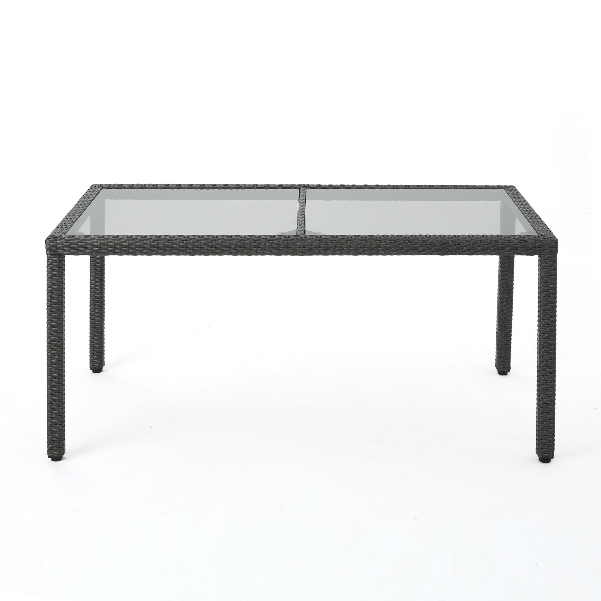 San Pico 68" Dining Table - Grey Rattan