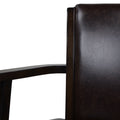 Williams 27In Swivel Counter Height Bar Stool, Vintage Brown Faux Leather Brown Foam Faux Leather