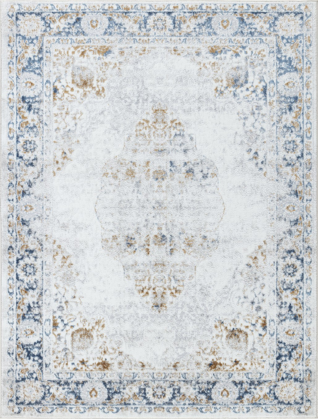 Legacy Gc Cam8004 Multi 7 Ft. 10 In. X 9 Ft. 10 In. Area Rug White Polyester