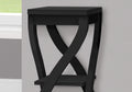 Accent Table, Side, End, Plant Stand, Square, Living Room, Bedroom, Black Laminate, Transitional Black Particle Board