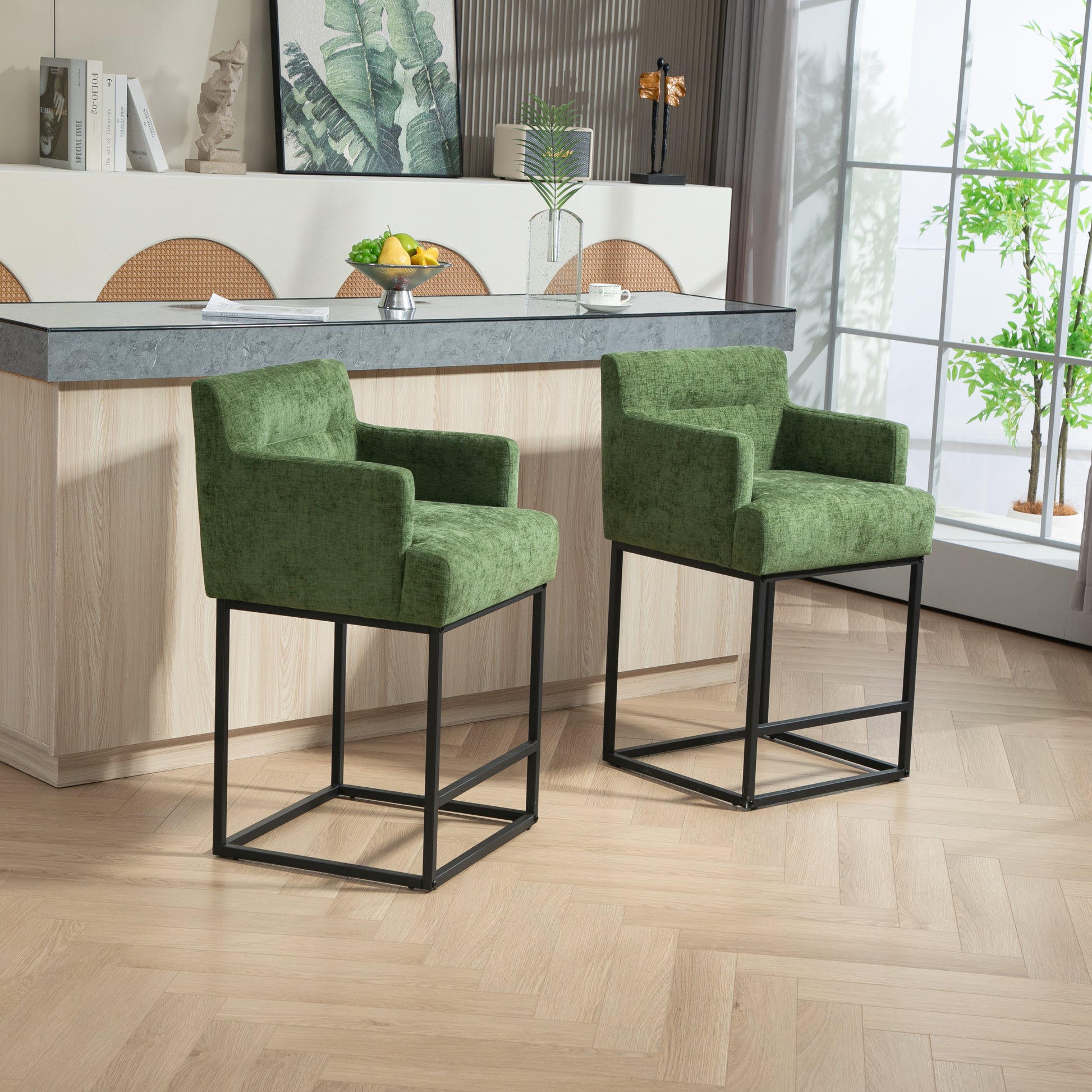 Comfortable Bar High Bar Chairs With Arms Coolmore Counter Height