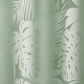Palm Leaf Burnout Window Sheer Sage Green 50X84