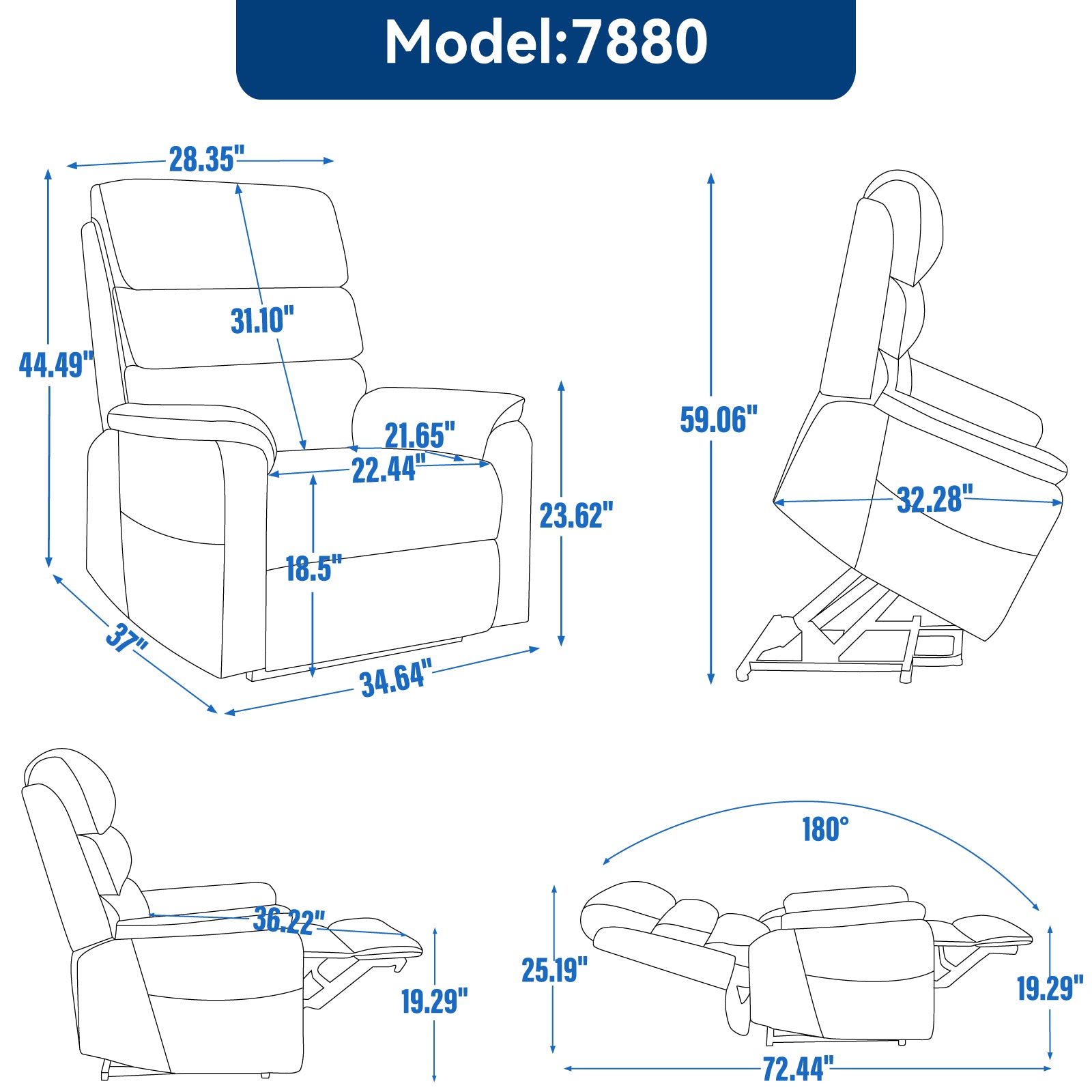 Grey Cat Proof Leather Dual Motor Infinite Position Up To 350 Lbs Power Lift Recliner Chair With Power Remote, Heat Massage And Heavy Duty Motion Mechanism White Metal Primary Living Space Heavy