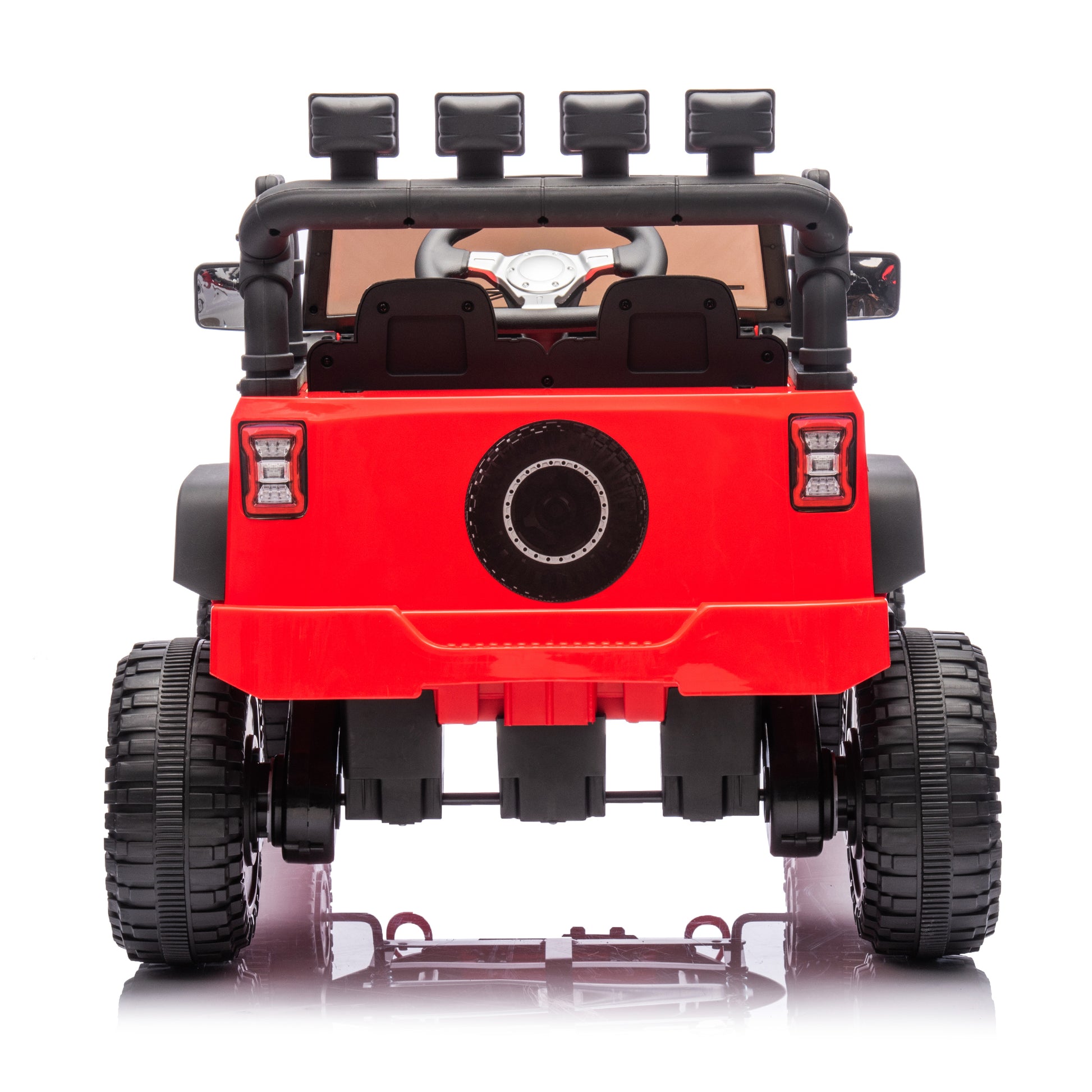 24V Kids Ride On Car W Parents Remote Control,400W Motor,Four Wheel Suspension,Adjustable Speed,Usb,Mp3,Music,Bluetooth,Large Display Screen,Power Display,Portable Handle,Safety Belt For Kids Aged 3 . Red 50 99 Lbs Polypropylene