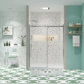 Glass Shower Door, Sliding Door, With 5 16