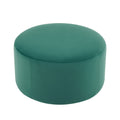 Ottoman Green Foam Velvet