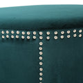 Ottoman Teal Velvet