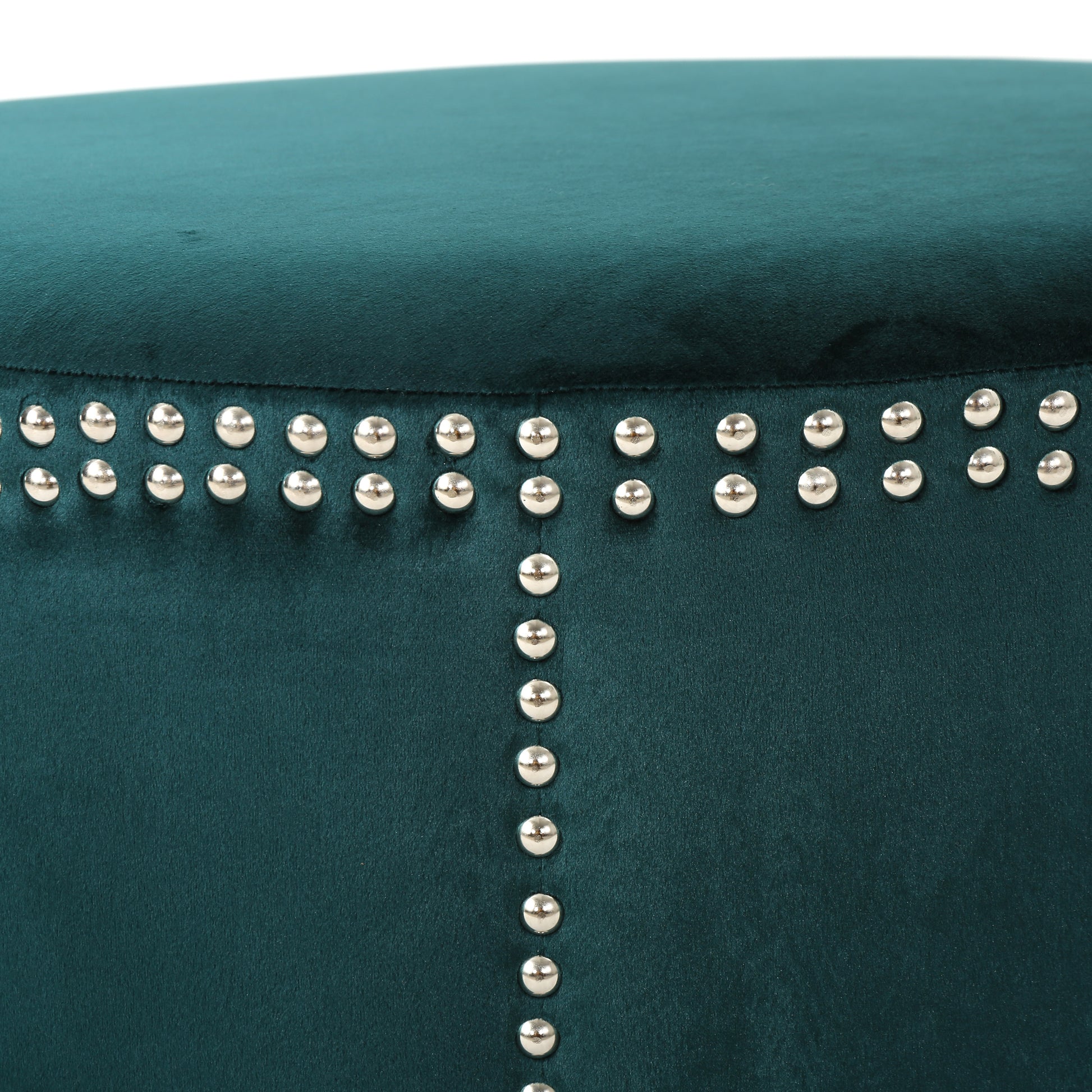 Ottoman Teal Velvet