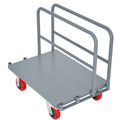 Steel Panel Truck, Heavy Duty Drywall Cart Lumber Cart Platform Truck Flat Cart, 2000Lbs, 6