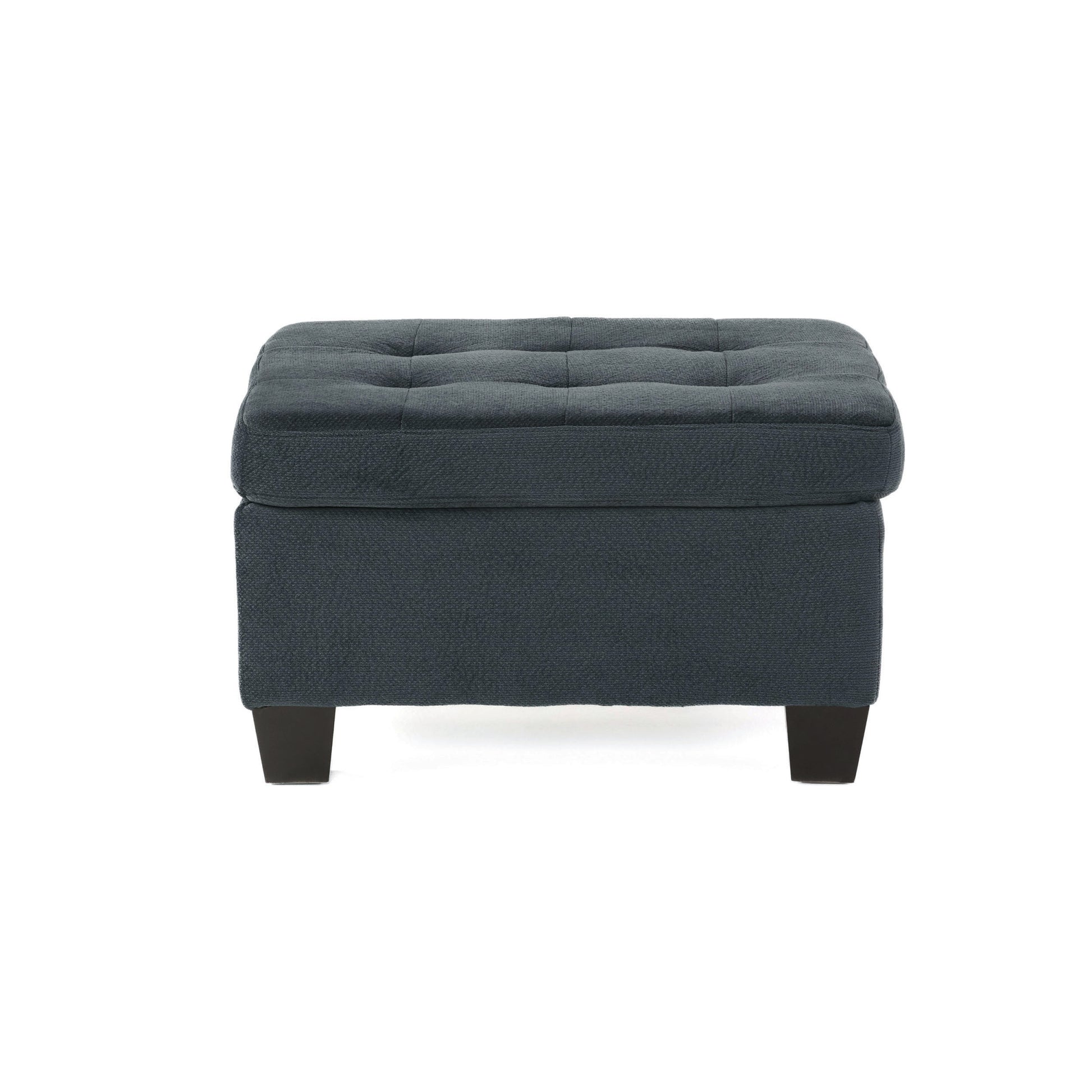 Sectional Ottoman Charcoal Fabric