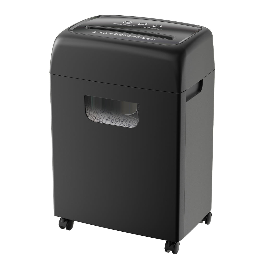 Paper Shredder,18 Sheet High Security Level P 4 Heavy Duty Paper Card Shredder For Home Office By 5.28 Gallons Pullout Waste Bin Etl Black Abs Pc