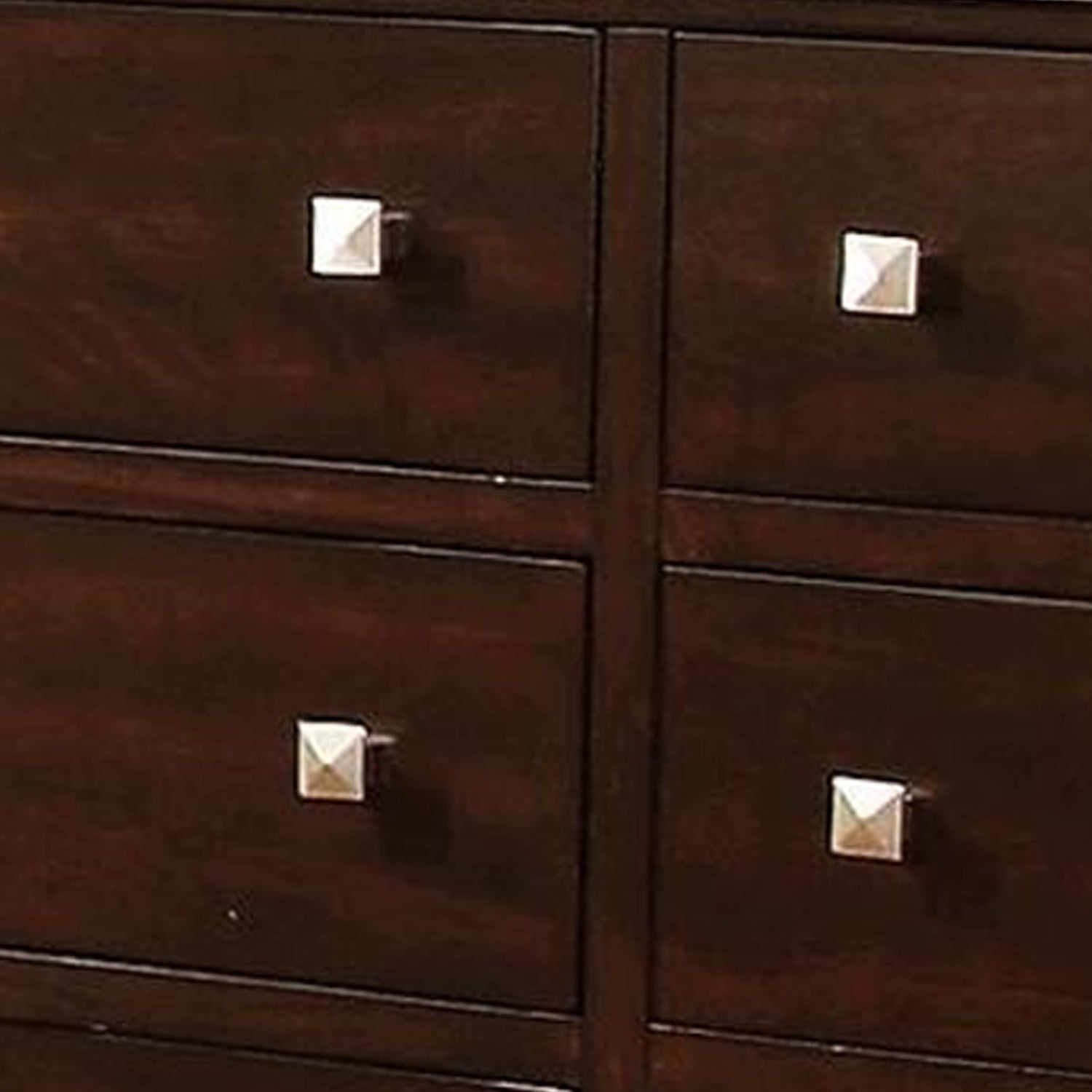 Designer Wooden Dresser In Transitional Style, Brown Cherry Brown Wood