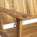 Tambora Porch Swing Teak Wood Metal