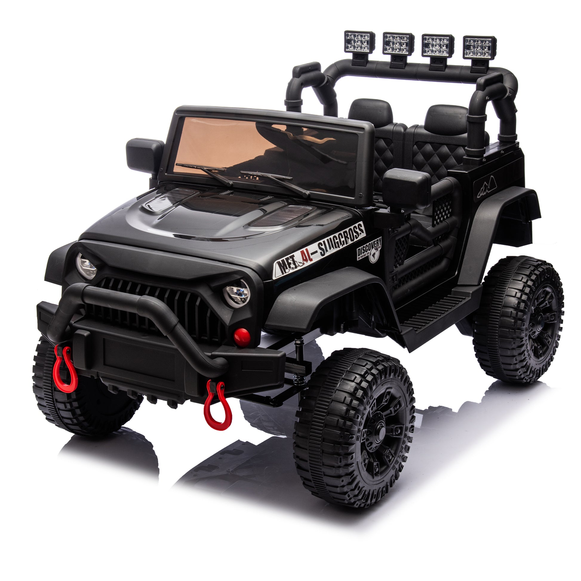 24V Kids Ride On Car W Parents Remote Control,400W Motor,Four Wheel Suspension,Adjustable Speed,Usb,Mp3,Music,Bluetooth,Large Display Screen,Power Display,Portable Handle,Safety Belt For Kids Aged 3 . Black 50 99 Lbs Polypropylene