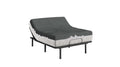 Goodvibesleep Calm Mattress And Adjustable Base Comfort Ensemble, Queen Size Gray Foam Spring Queen