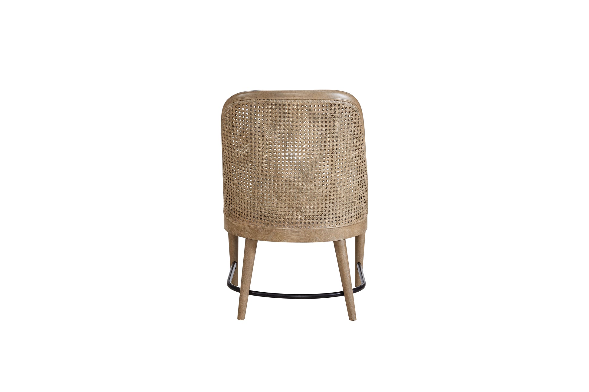 Cane Backed Host Chair In Sand Colored Finish Set Of 2 Sand Solid Wood Mdf