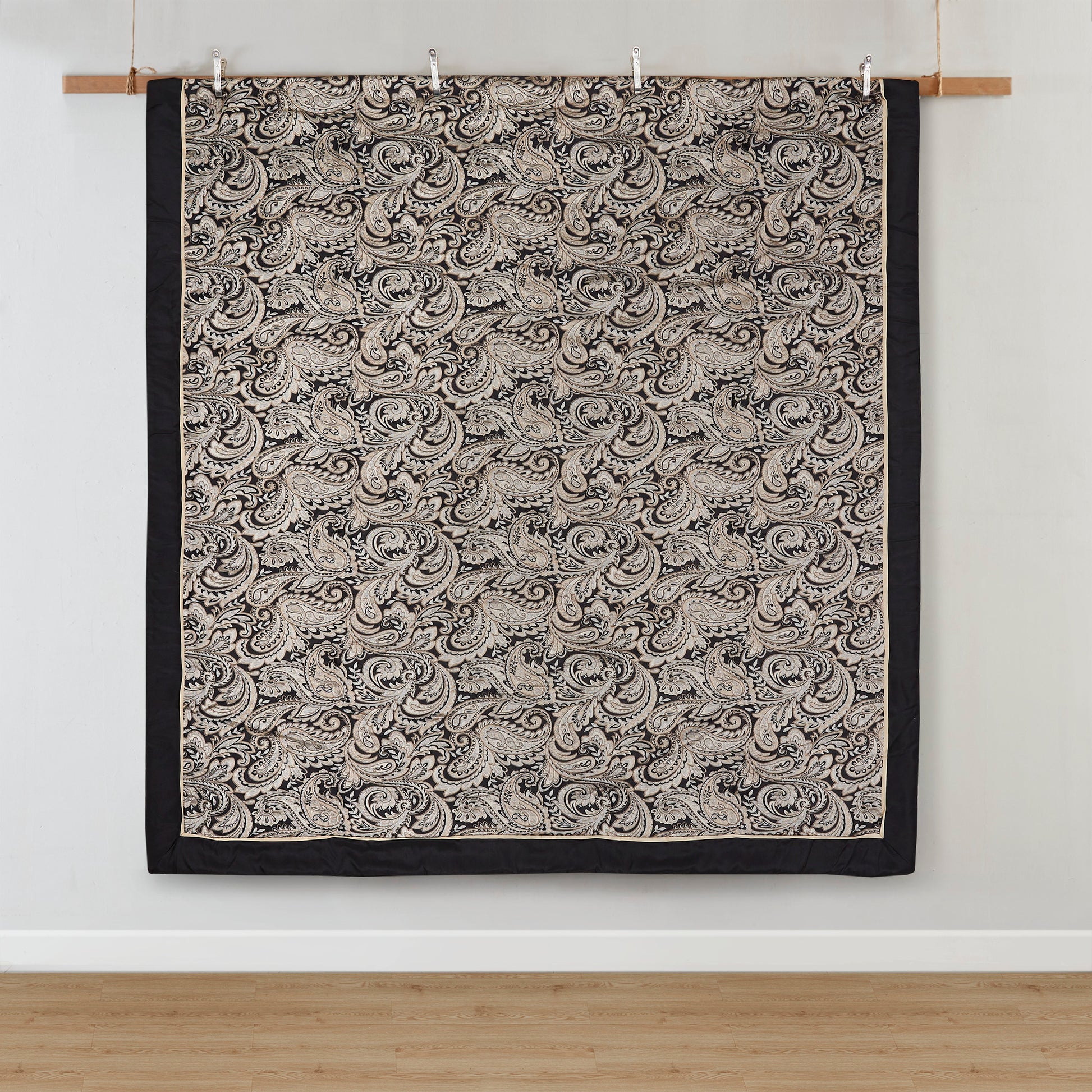 12 Piece Comforter Set With Cotton Bed Sheets Black Queen Queen Black Cotton