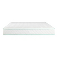 Twin Xl Size 9 Inch Excellence Medium Tight Top Hybrid Aloe Vera Foam Encased Pocket Coil Mattress White Green Foam Spring Twin Xl