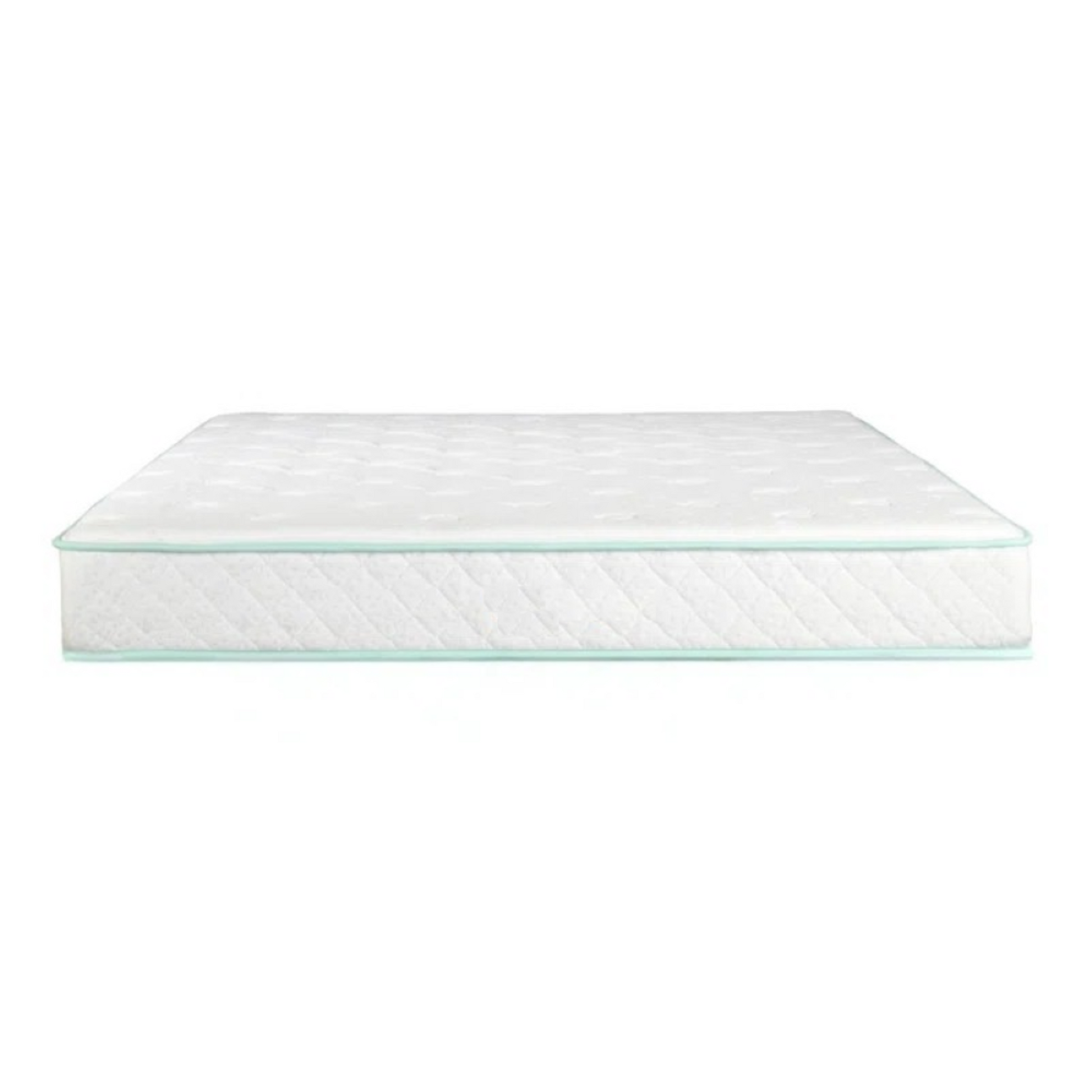 Full Size 9 Inch Excellence Medium Tight Top Hybrid Aloe Vera Foam Encased Pocket Coil Mattress White Green Foam Spring Full