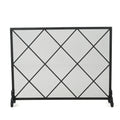 Fire Screens Black Iron