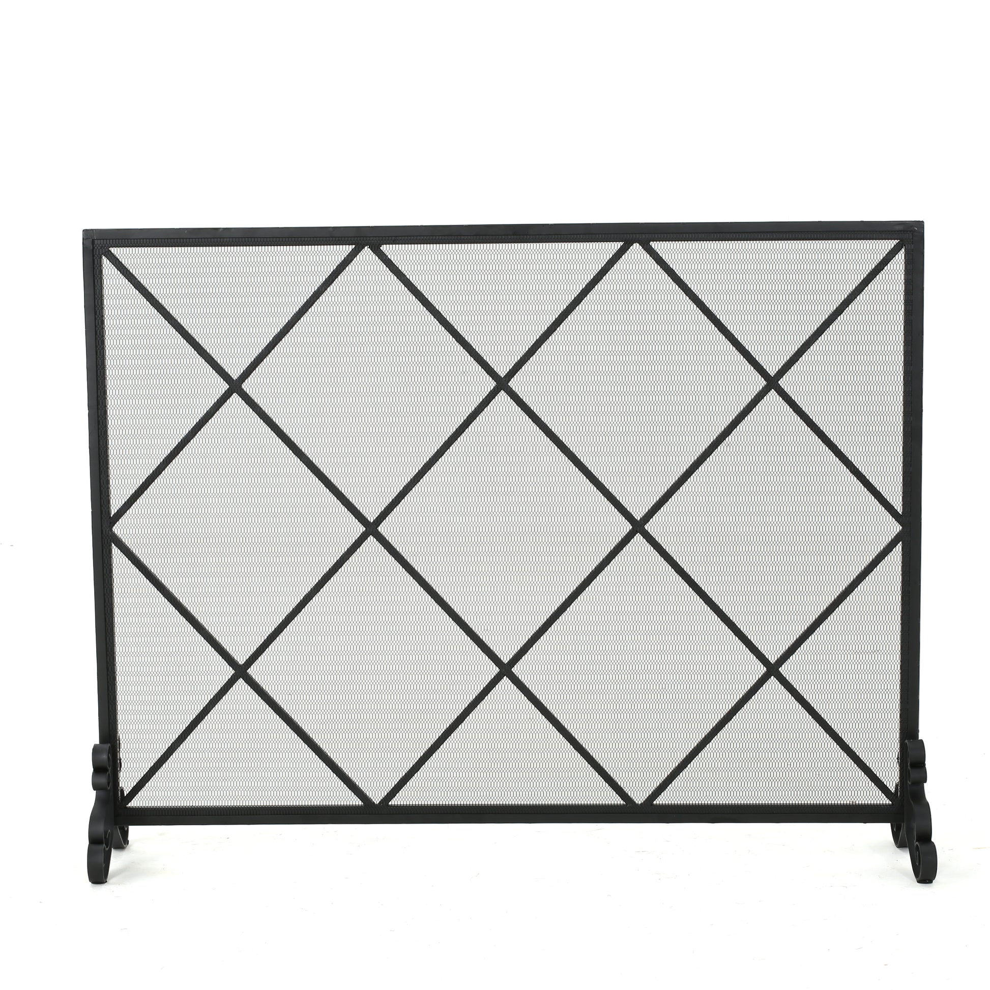 Fire Screens Black Iron