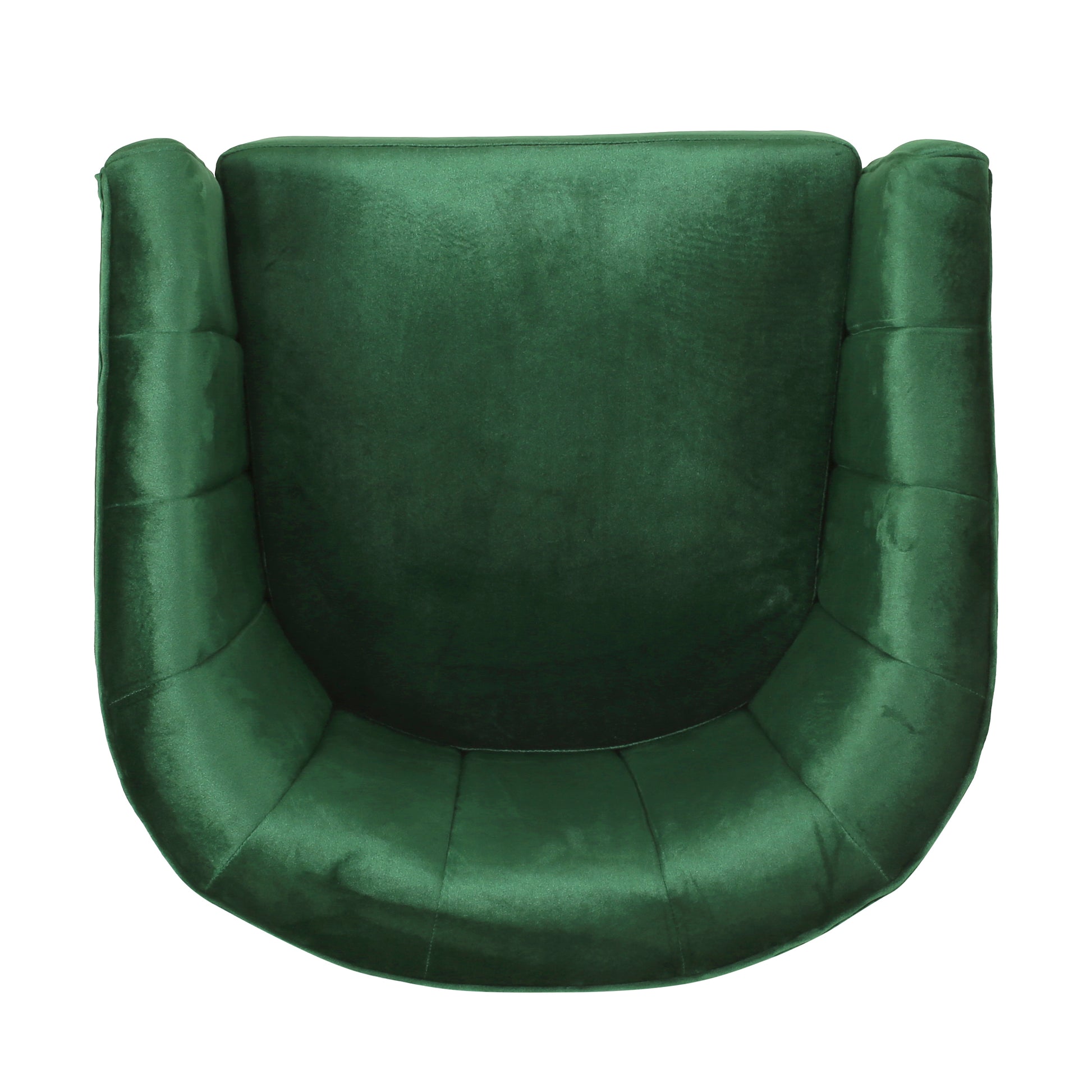 Swivel Arm Chair Emerald Velvet