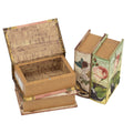 Set Of 4 Book Boxes, 5.5X4X2