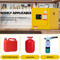 Flammable Safety Cabinet, Galvanized Steel, Laboratory Cabinets Explosion Proof Cabinets Anti Corrosion Reagents Instruments Protection Supplies Cabinet Antique Yellow Steel