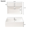 20 Inch Bathroom Vanity With Ceramic Sink Andstorage Ideal For Small Bathrooms Blue Bathroom Solid Wood Mdf