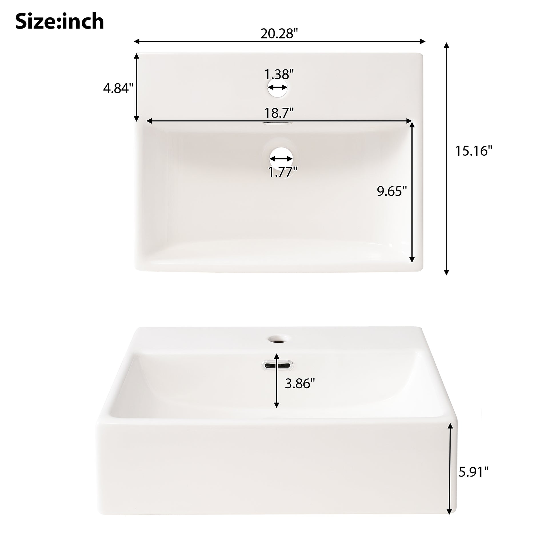 20 Inch Bathroom Vanity With Ceramic Sink Andstorage Ideal For Small Bathrooms Blue Bathroom Solid Wood Mdf