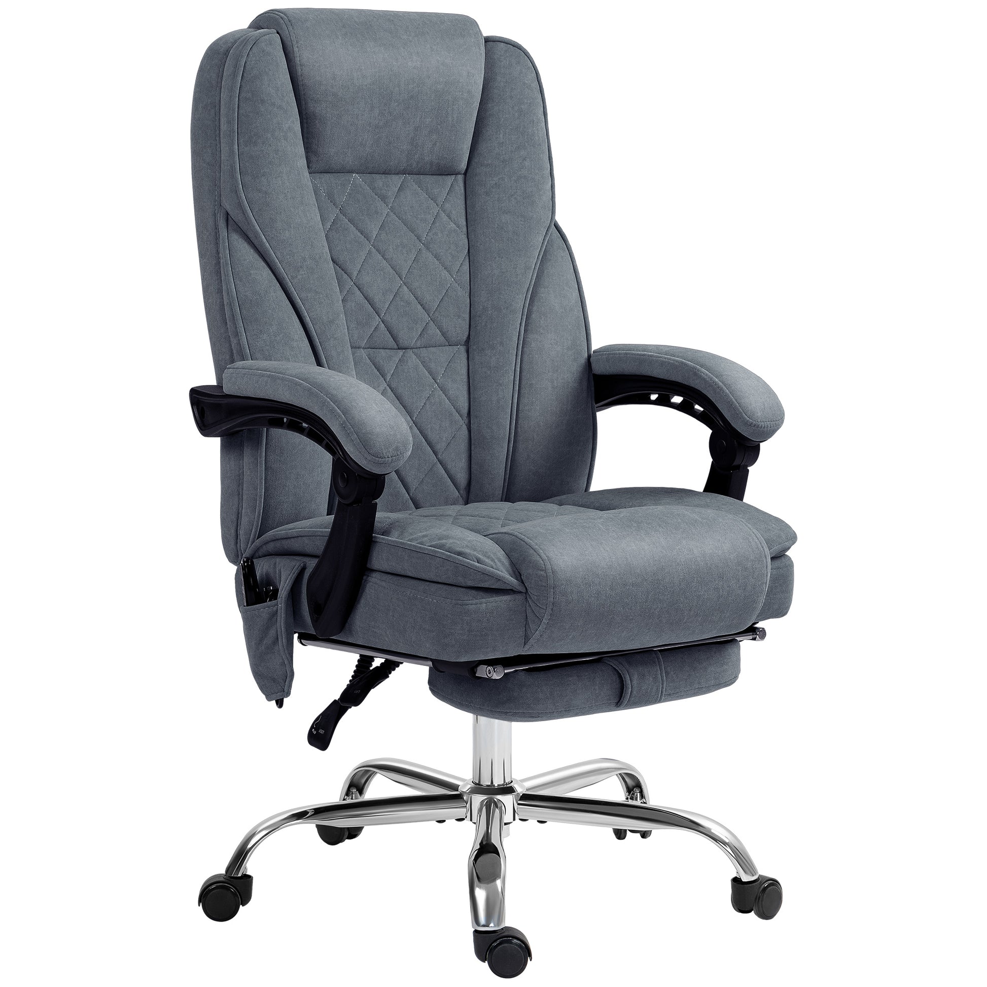 Vinsetto Massage Office Chair With Foot Rest, Executive Office Chair With 6 Vibration Point And Heat, Reclining Computer Chair, Swivel Desk Chair, ... Vinsetto Massage Office Chair With Foot Rest, Executive Office Chair With 6 Vibration Point And Heat, Reclining Computer Chair, Swivel Desk Chair, ...