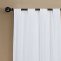 Newport Unlined Window Curtains For Bedroom, Linen Curtains For Living Room, 84 Inches Long Curtains For Living Room, Soft White Soft White Linen