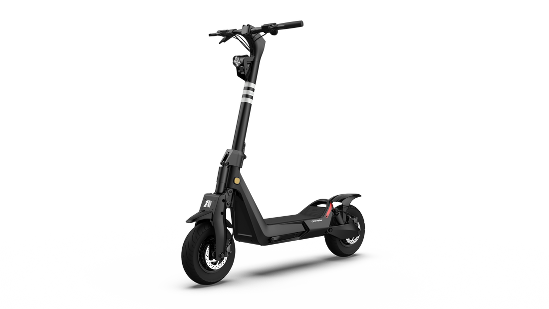 Super Electric Scooter W 31 Mi Max Range & 37 Mph Max Speed Black Black Aluminum
