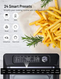 Digital Air Fryer Oven, Combo 26 Qt For 12