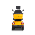 Xl3D4L Electric Mobility Recreational Travel Scooter For Adults,Mobility Scooters For Seniors, 4 Wheel Powered Mobility Scooters Yellow Abs Pc Abs Pc