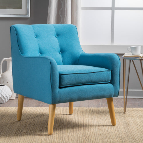 Arm Chair Teal Fabric