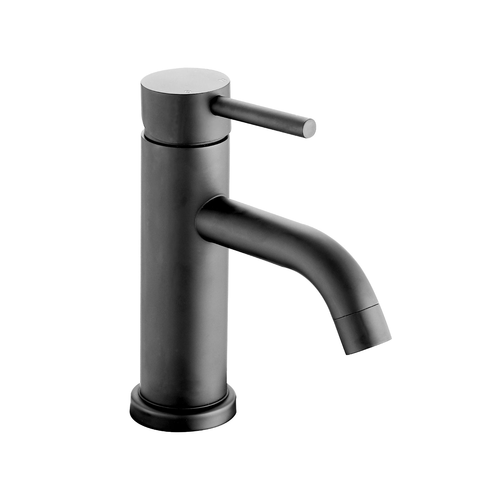 Bathroom Faucet Single Hole Modern Bathroom Sink Faucet Vanity Bathroom Faucet One Matt Black Deck Mounted Cartridge Valve Single Hole Faucets Bathroom Modern 1 Hole Faucets Stainless Steel