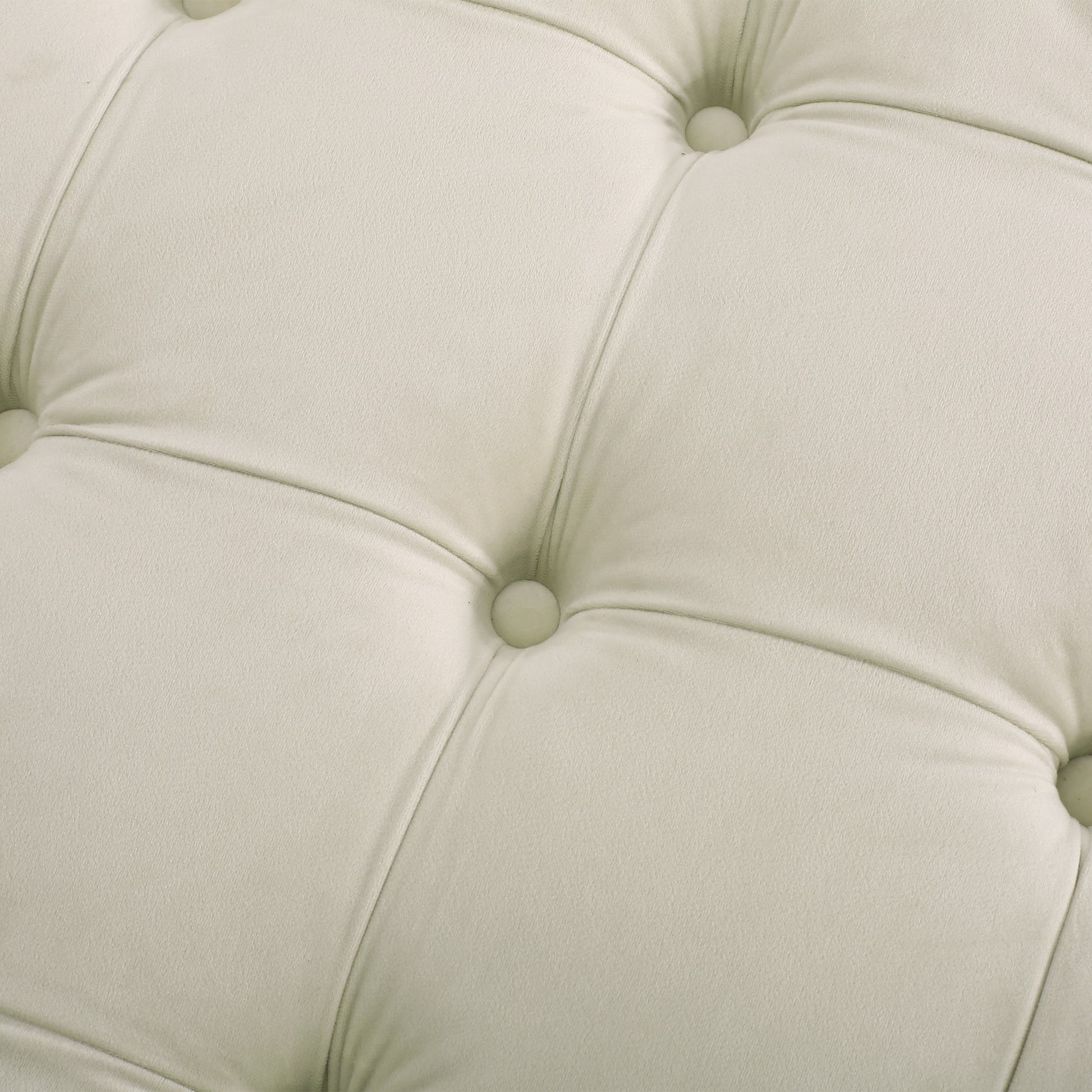 Ottoman Beige Velvet