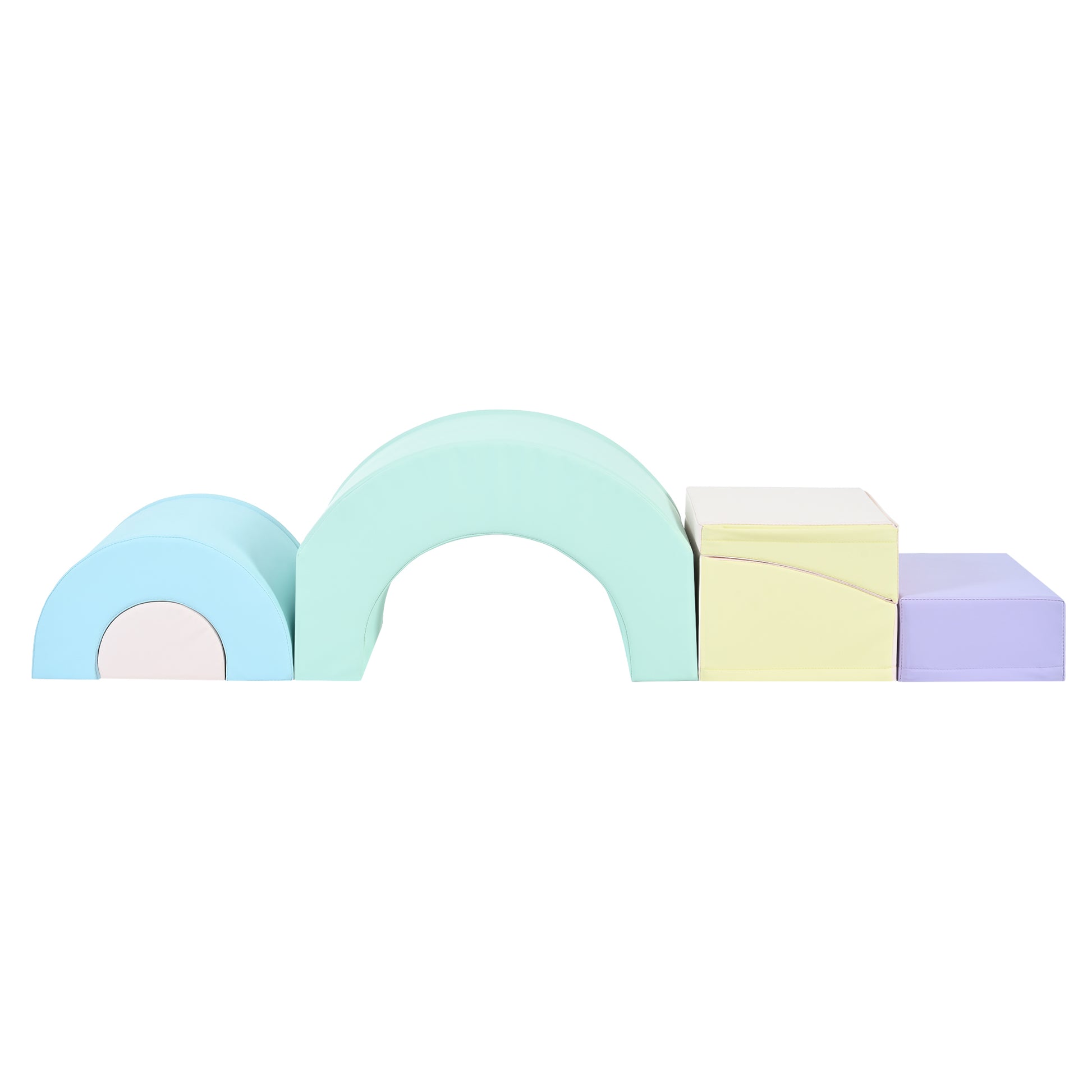 5 Piece Kids Climbing Toys For Toddlers, Foam Climbing Blocks For Babies, Kids Crawling And Climbing Indoor Active Play Structure Colorful Under 50 Lbs Cute Foam 1 To 2 Years Pu Indoor