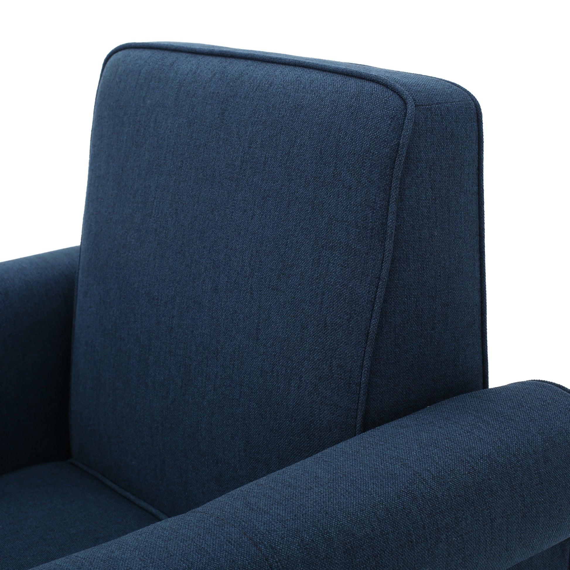 Hollister Club Chair Navy Blue Fabric 1 Seat