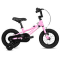 A14117 Ecarpat Kids' Bike 14 Inch Wheels, 1 Speed Boys Girls Child Bicycles For 2 3 Years, With Removable Training Wheels Baby Toys, Front V Brake, Rear Holding Brake Pink Cute Polyurethane Foam 3 To 4 Years Carbon Steel Outdoor