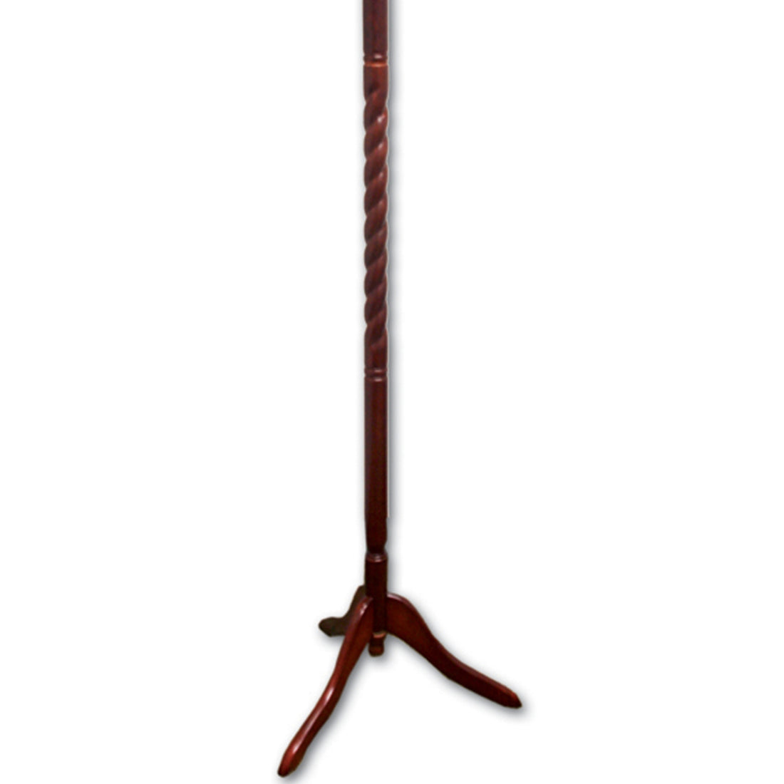 71.5" Tall Wooden Standing Coat Rack" Twist" With Cherry Finish Multicolor Wood