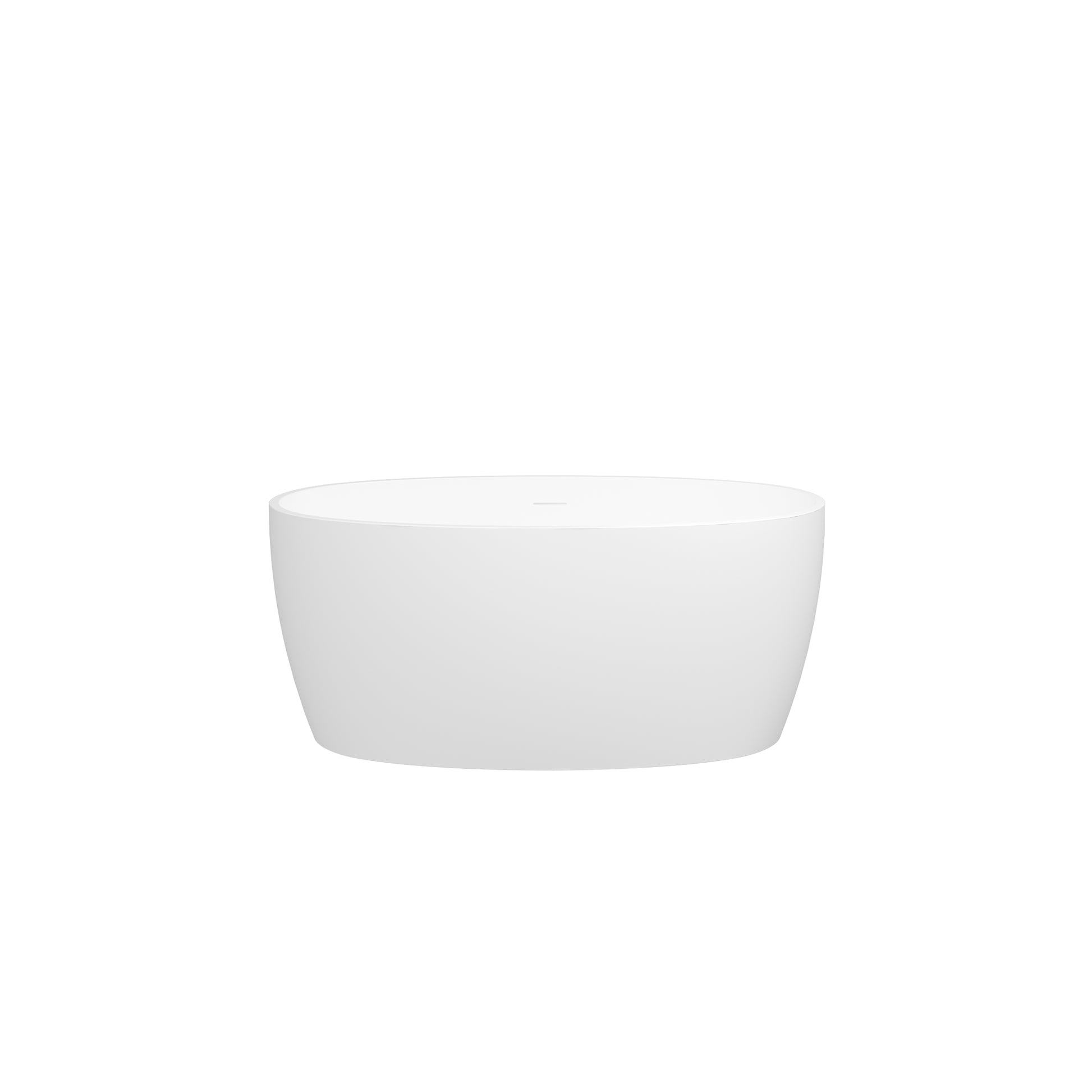 55" Glossy White Acrylic Freestanding Bathtub, Elegant Oval Shape Soaking Bathtub, Brushed Nickel Drain And Integrated Slotted Overflow Assembly, Cupc Certified, 02119 Bn Glossy White Oval Bathroom Freestanding Tubs Polished Less Than 59 In Modern