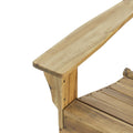 Zuma Foldable Adirondack Chair Natural Wood