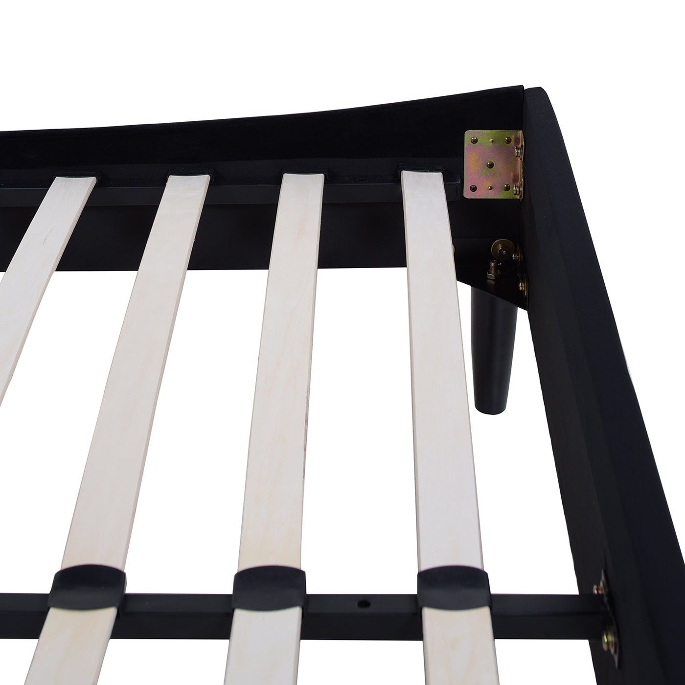 Aspen Vertical Tufted Headboard Platform Bed Set, King, Anthracite Black Velvet Box Spring Not Required King Anthracite Wood Foam Velvet Velvet