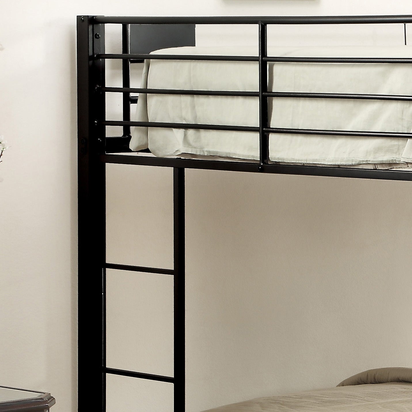 Sandy Black Bunk Bed Black Bedroom Contemporary Metal