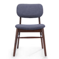 CHAIR Set of 2 charcoal-fabric